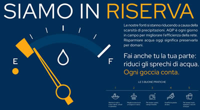 AQP Siamo in riserva AQP Siamo in riserva
